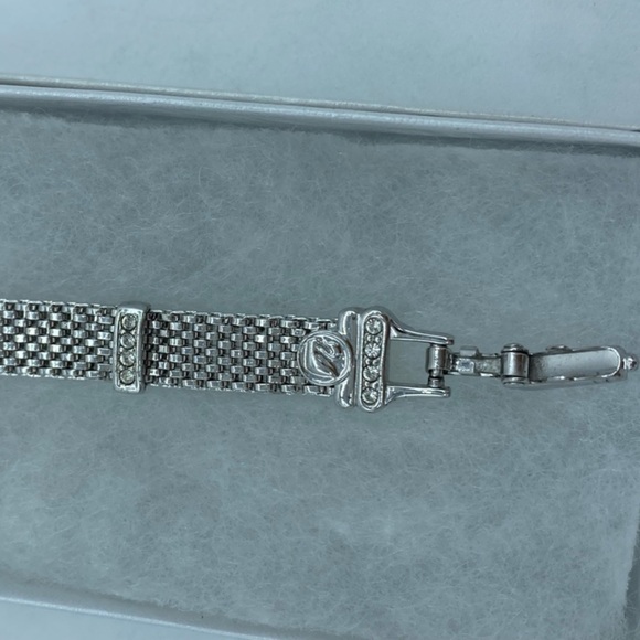 Swarovski Silver Mesh Bracelet with Crystal Details - Picture 2 of 16